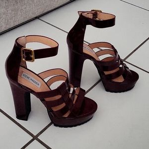 Borgogna Plattaform Steve Madden